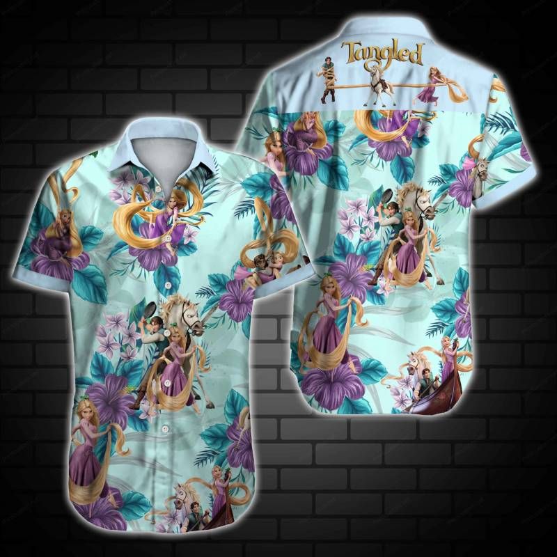 Tangled Hawaiian Shirt Outfit Summer Beach