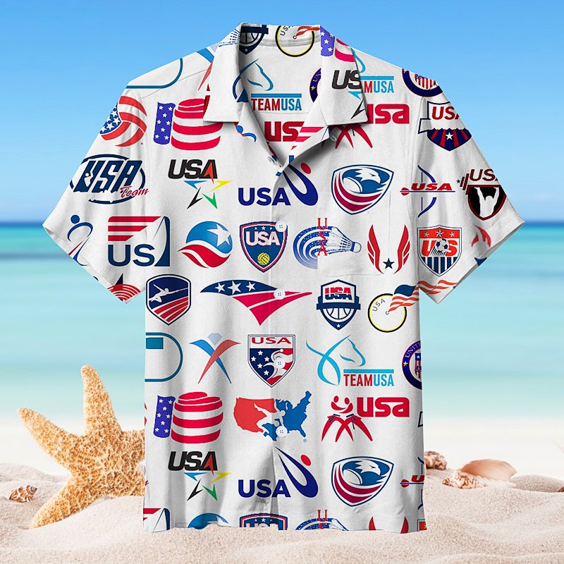 Team Usa Tokyo Olympics Hawaiian Shirt