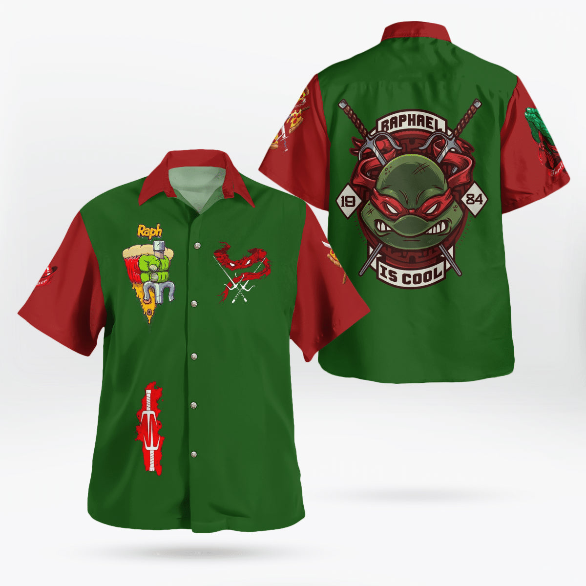 Teenage Mutant Ninja Turtles Raphael Hawaiian Shirt