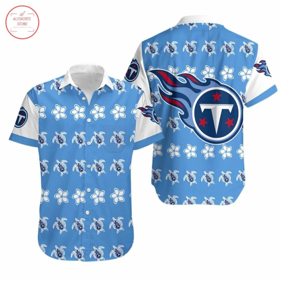 Tennessee Titans Turtle Hawaiian Shirt