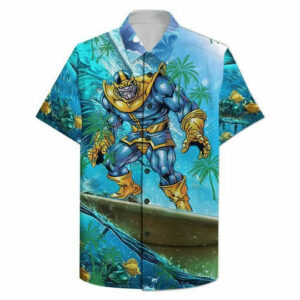 Thanos Surfing Hawaiian Shirt Summer Outfit Beach