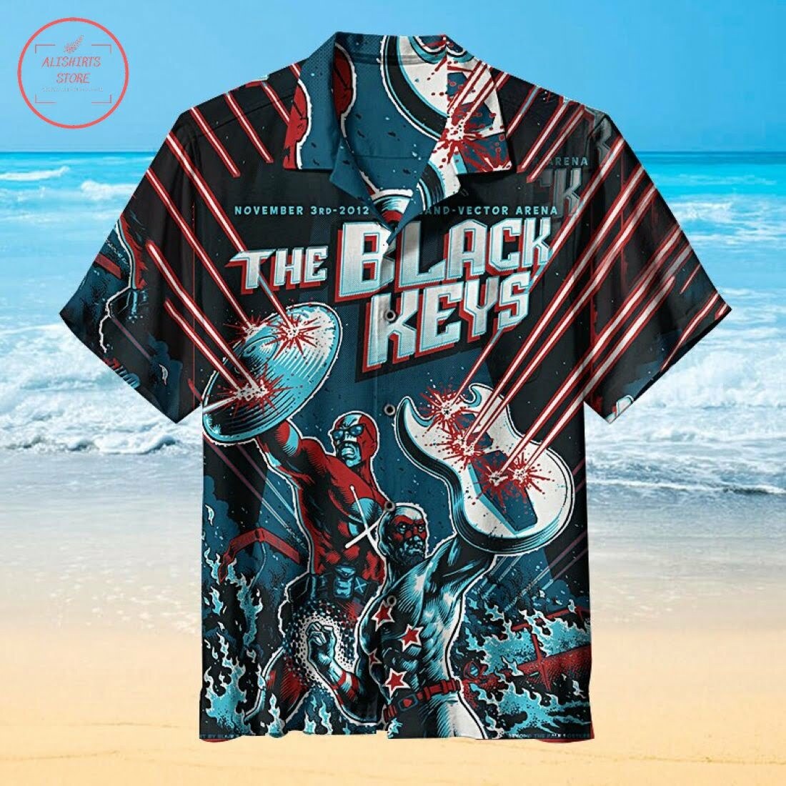 The Black Keys Hawaiian Shirt Outfit Beach Summer