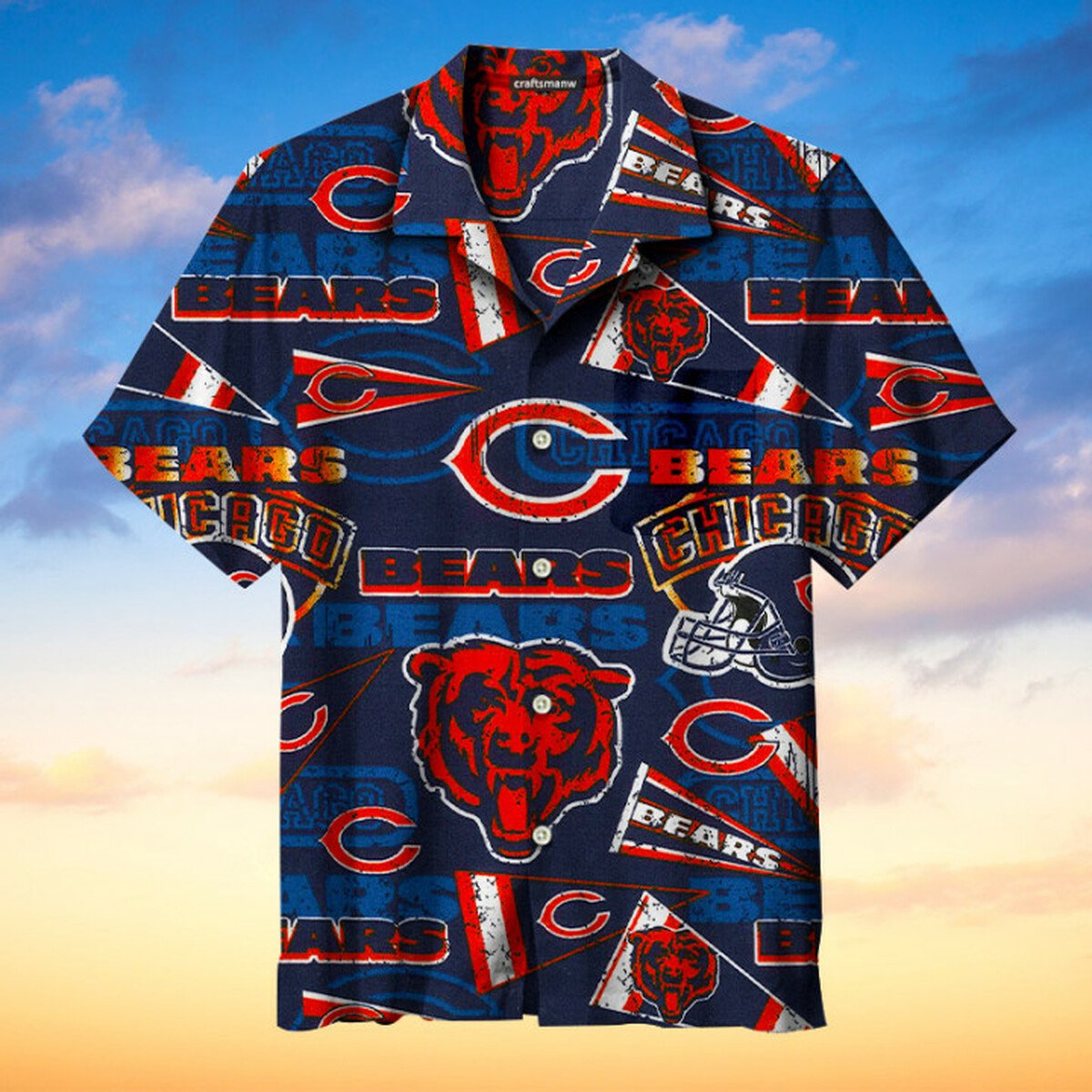 The Chicago Bears Hawaiian Shirt