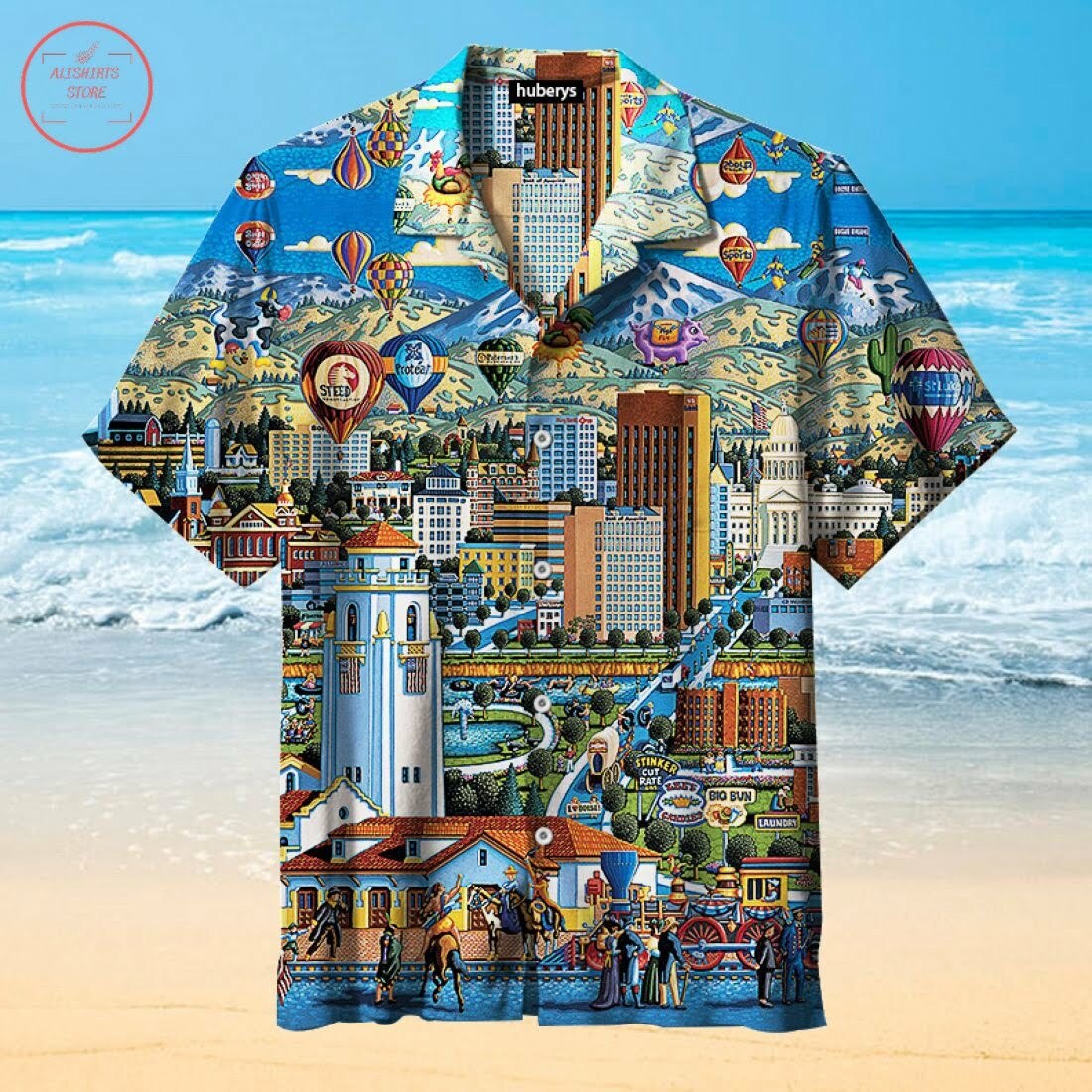 The City Of Trees Boise Hawaiian Shirt