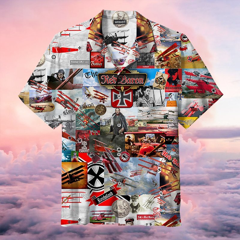 The Historic Red Baron Hawaiian Shirt