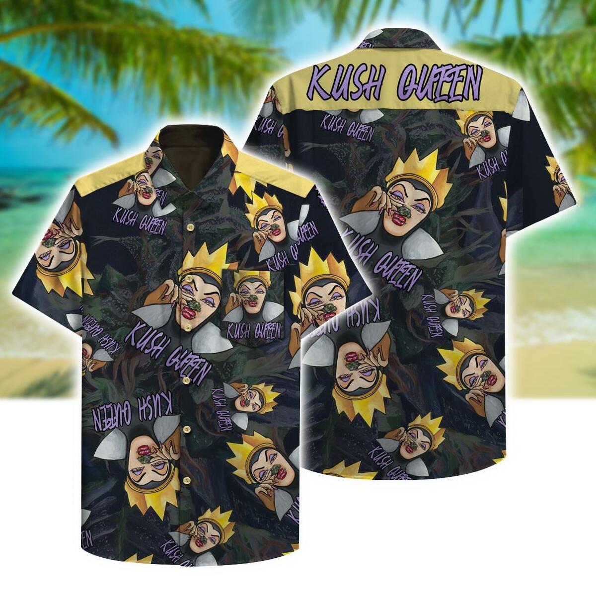 The Kush Queen Hawaiian Shirt Summer Outfit Beach