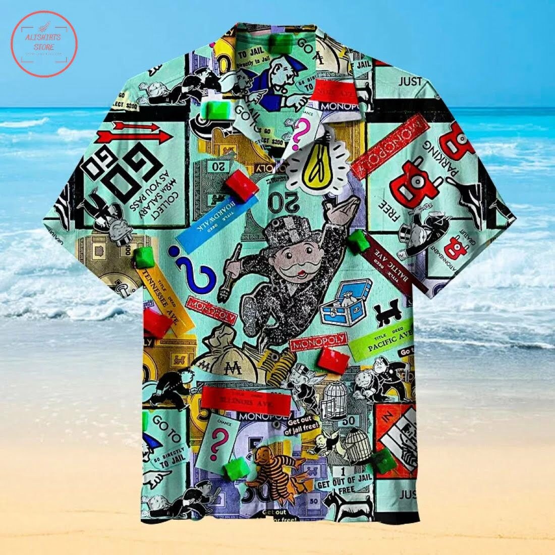 The Monopoly Hawaiian Shirt Summer Beach Outfit