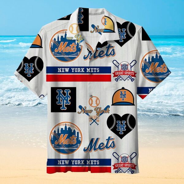 The New York Metropolitan Baseball Hawaiian Shirt