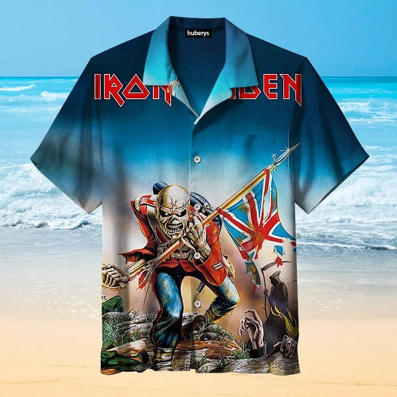 The Pinnacle Of Heavy Metal Rockiron Maiden Hawaiian Shirt