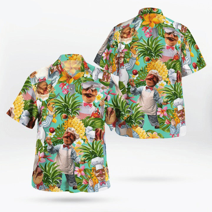 The Swedish Chef Muppets Tropical Hawaiian Shirt