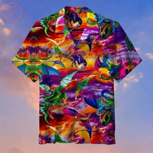 Timeless Treasures Dragons Hawaiian Shirt