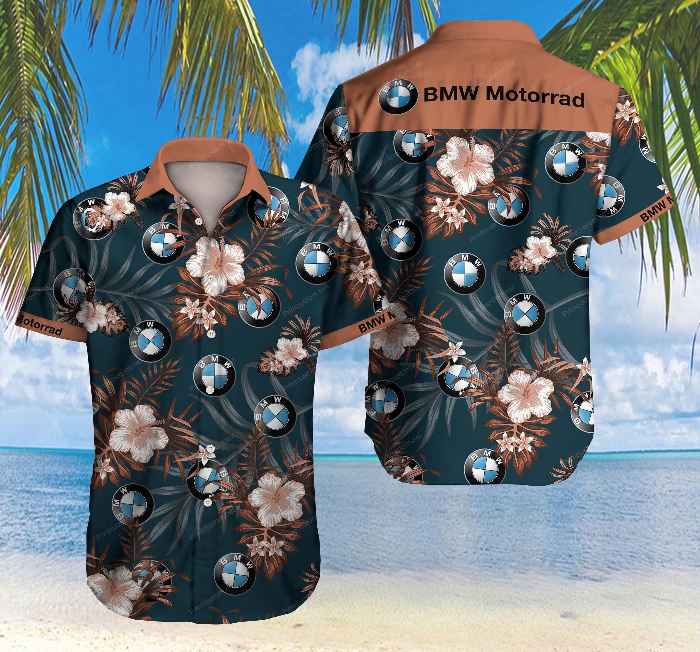 Tlmus Bmw Motorrad Hawaiian Shirt