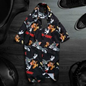 Tom & Jerry Hawaiian Shirt Outfit Beach Summer