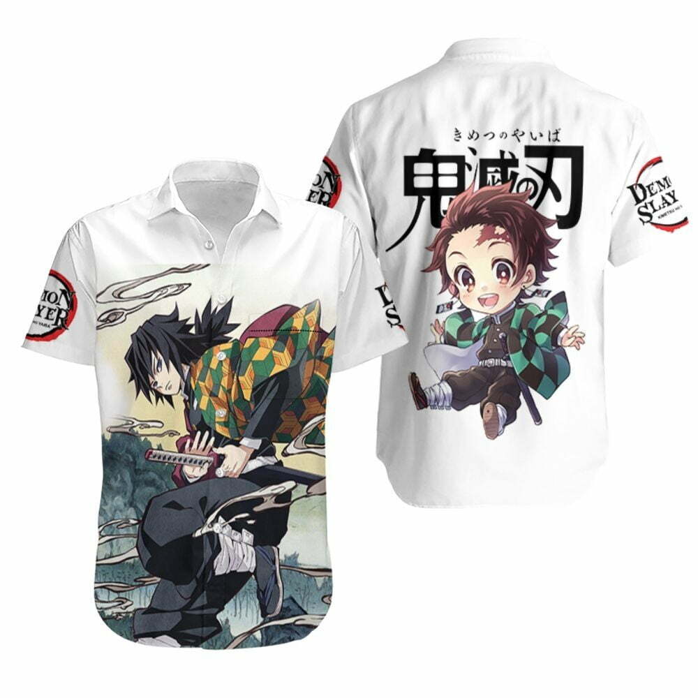 Tomioka Giyu Kimetsu No Yaiba Hawaiian Shirt