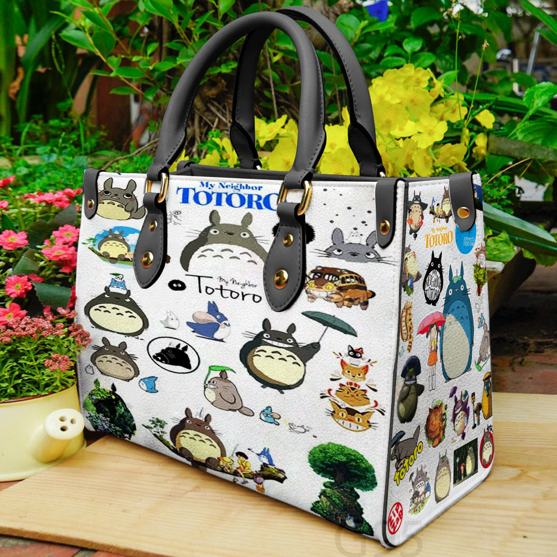 Totoro Ghibli Women Leather Hand Bag