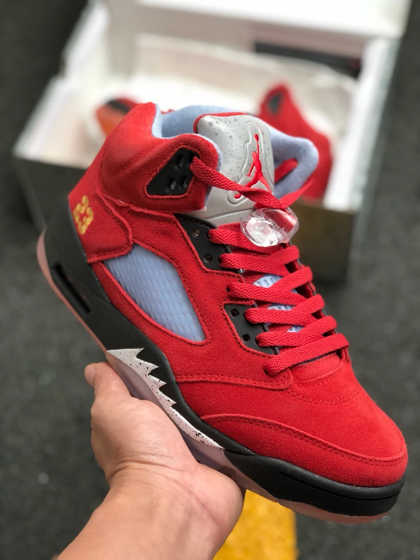 Trophy Room x Air Jordan 5 JSP University Red For Sale