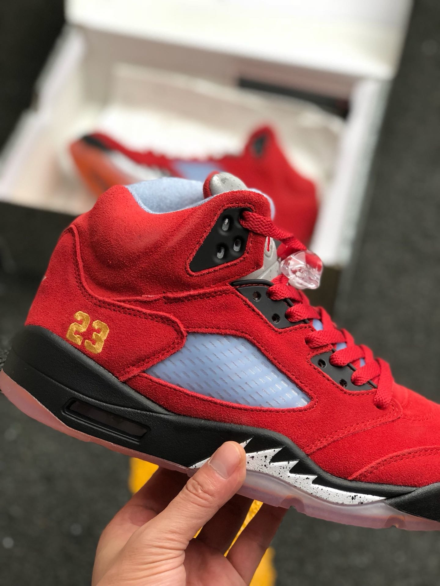 Trophy Room x Air Jordan 5 JSP University Red For Sale