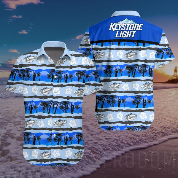 Tropical Keystone Light Hawaiian Shirt