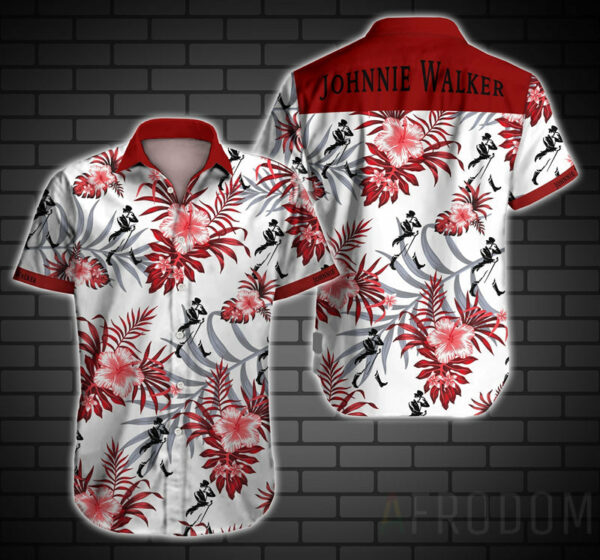 Tropical Johnnie Walker Hawaiian Shirt