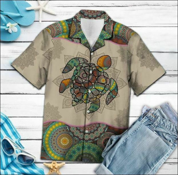 Turtle Mandala Hawaiian Shirt Outfit Beach Summer