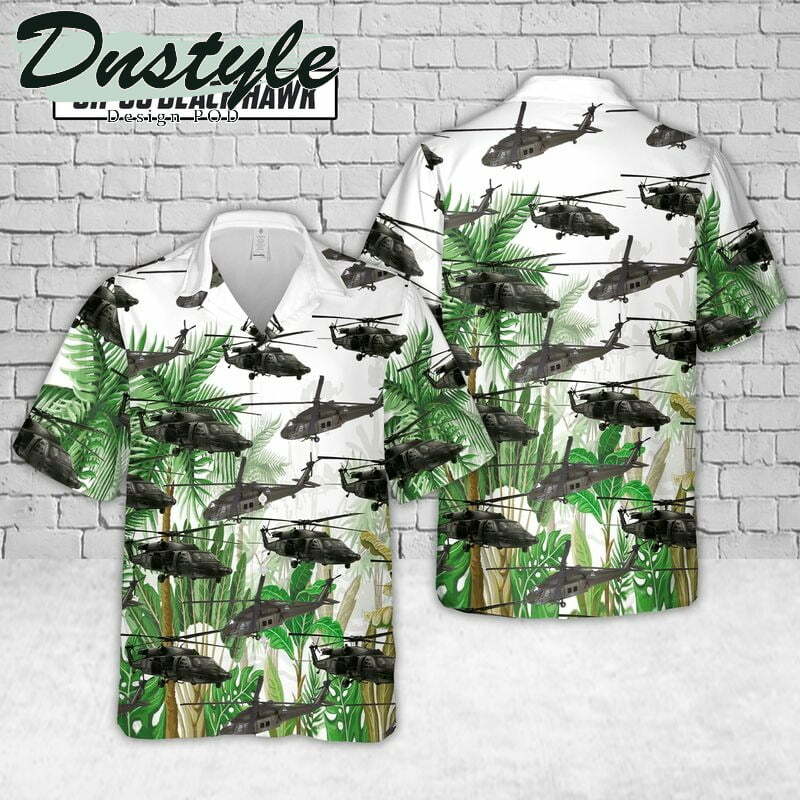 Uh60 Black Hawk Hawaiian Shirt Summer Beach Outfit