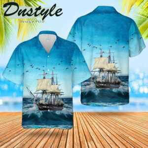 United States Navy Uss Constitution Hawaiian Shirt