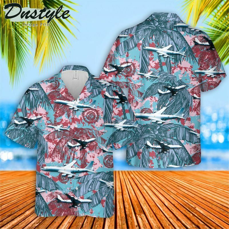 Us Navy Boeing E6 Mercury Hawaiian Shirt