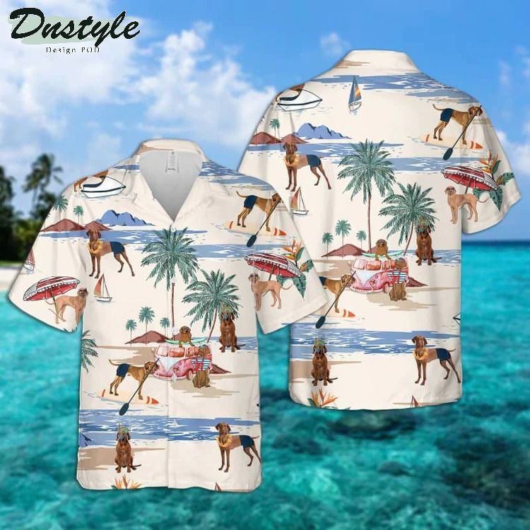 Vizsla Hawaiian Shirt Summer Outfit Beach