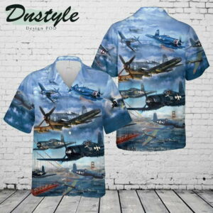 Vought F4U Corsair Hawaiian Shirt