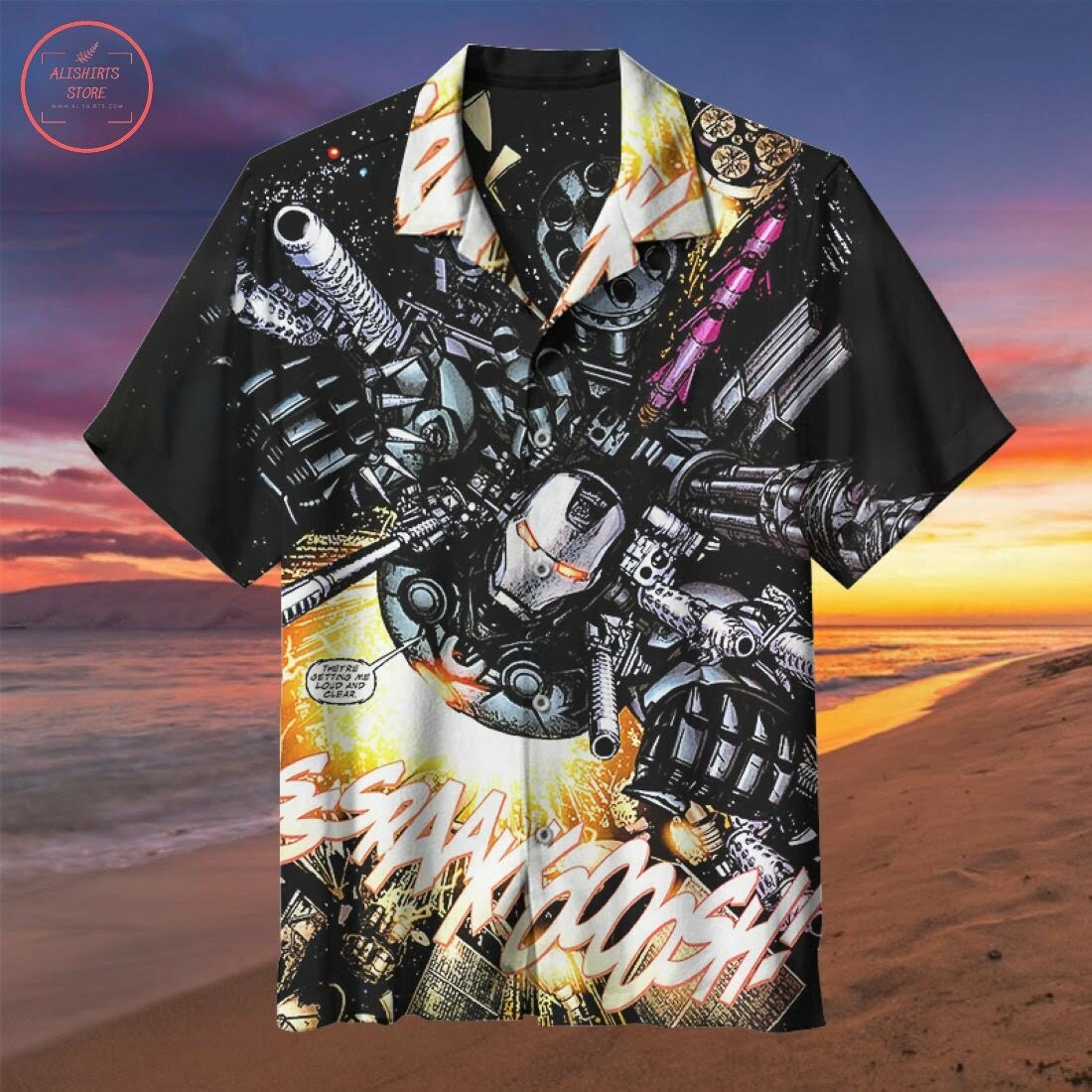 War Machine Hawaiian Shirt Beach Outfit Summer