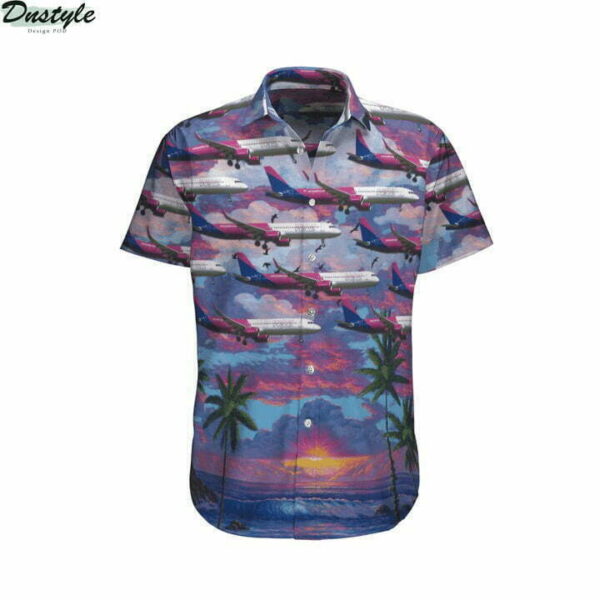 Wizz Air Hungary Airbus A321271Nx Hawaiian Shirt