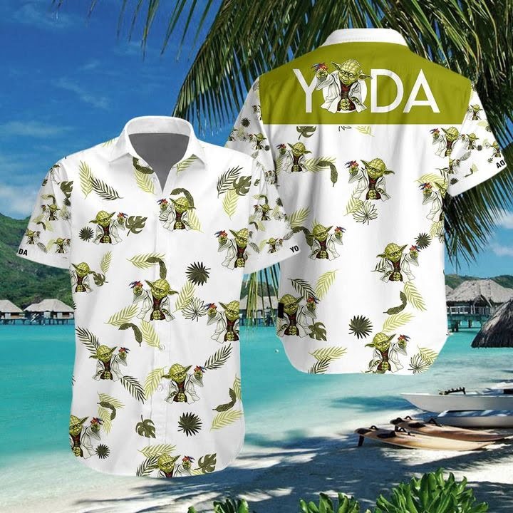 Yoda Hawaiian Shirt Summer Beach Outfit