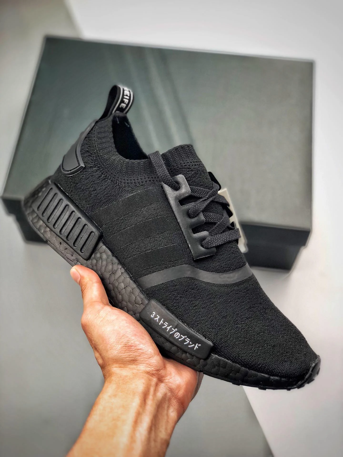 Adidas NMD R1 PK Japan Triple Black For Sale