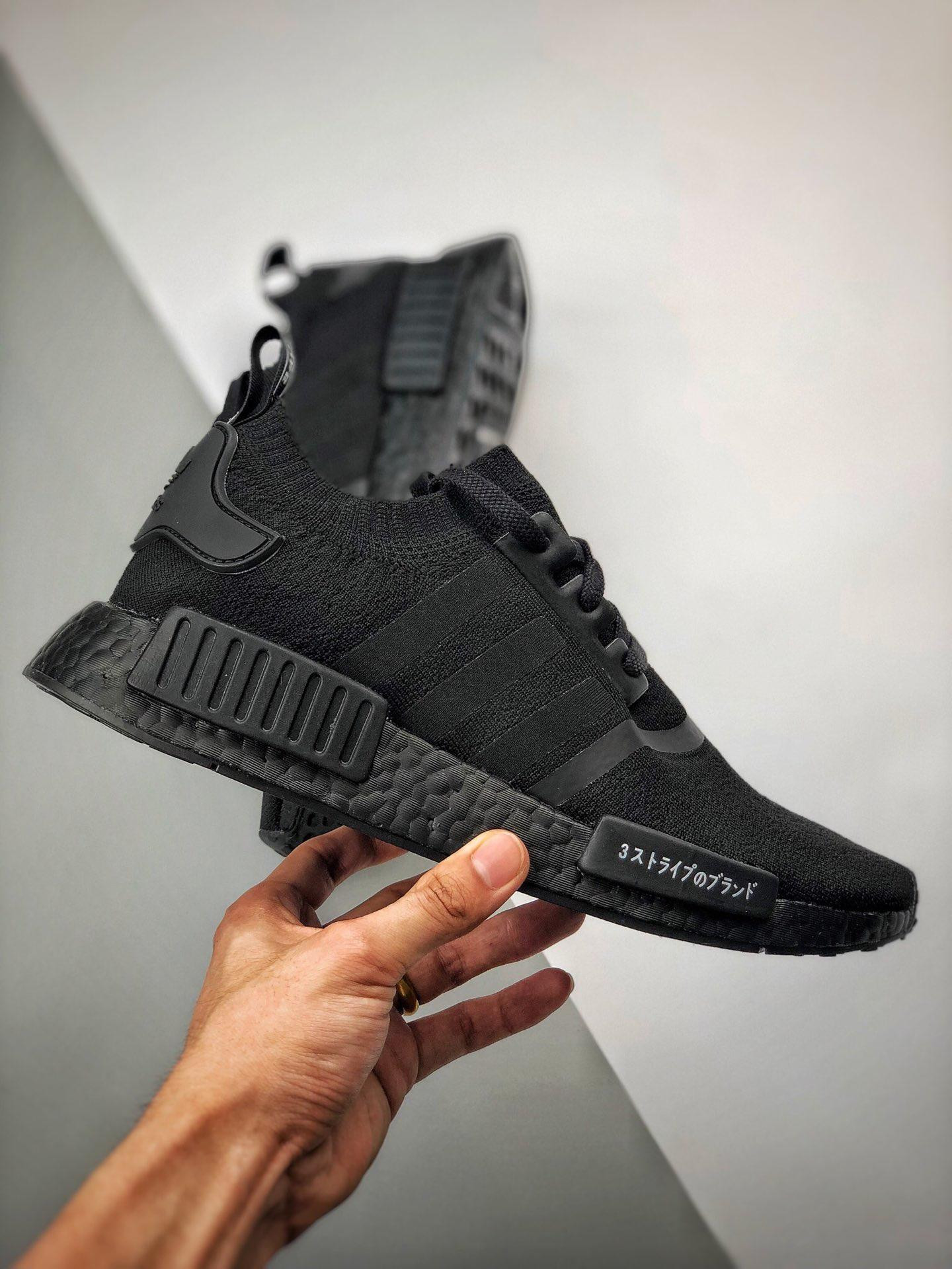 Adidas NMD R1 PK Japan Triple Black For Sale