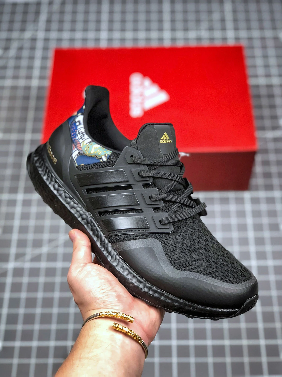 Adidas Ultra Boost DNA Black Gold Metallic FW4324 For Sale