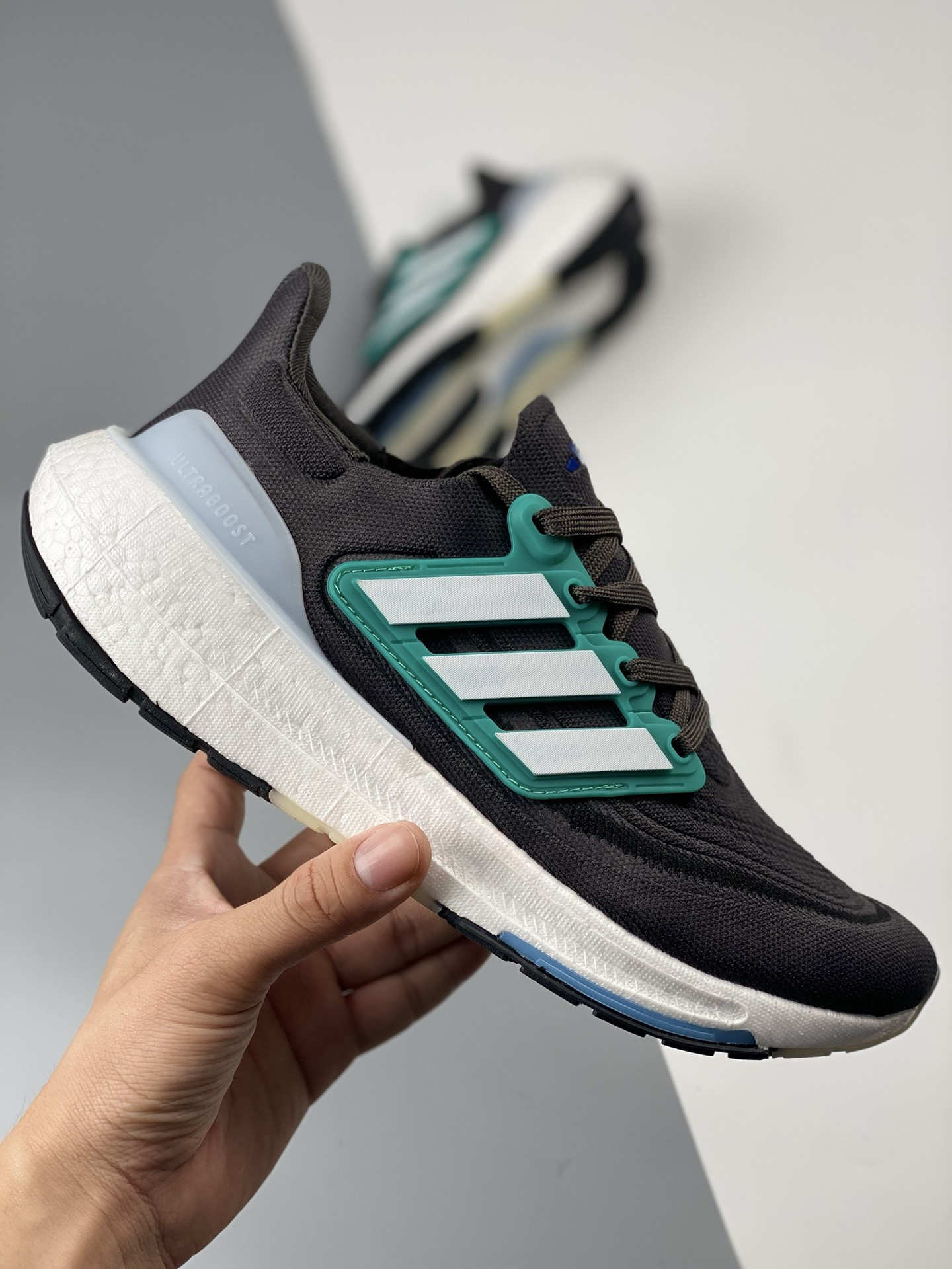 Adidas Ultra Boost Light Carbon Blue Dawn Court Green For Sale