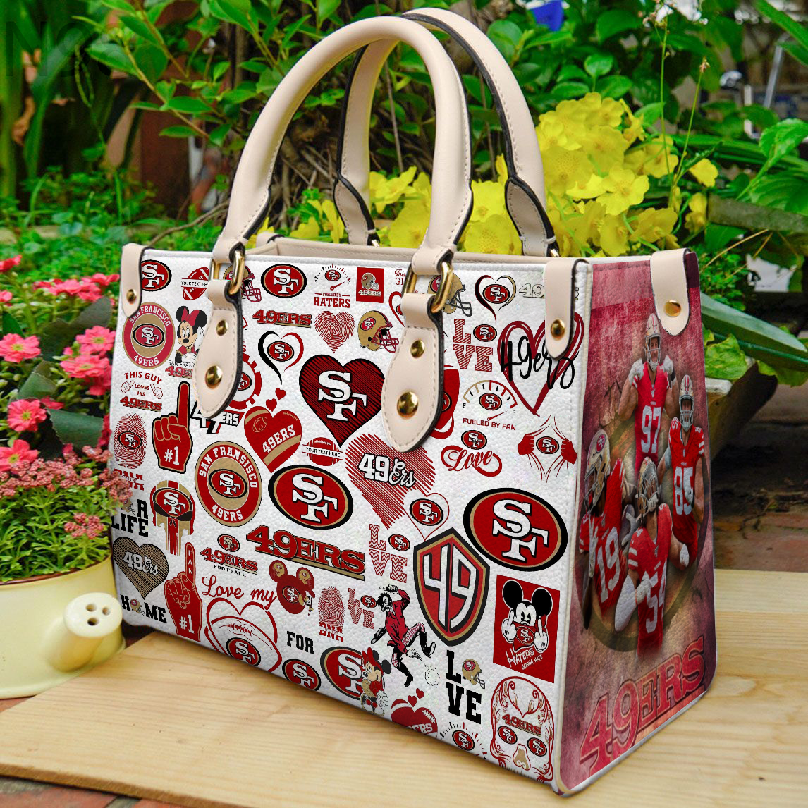 San Francisco 49ers Women Leather Hand Bag