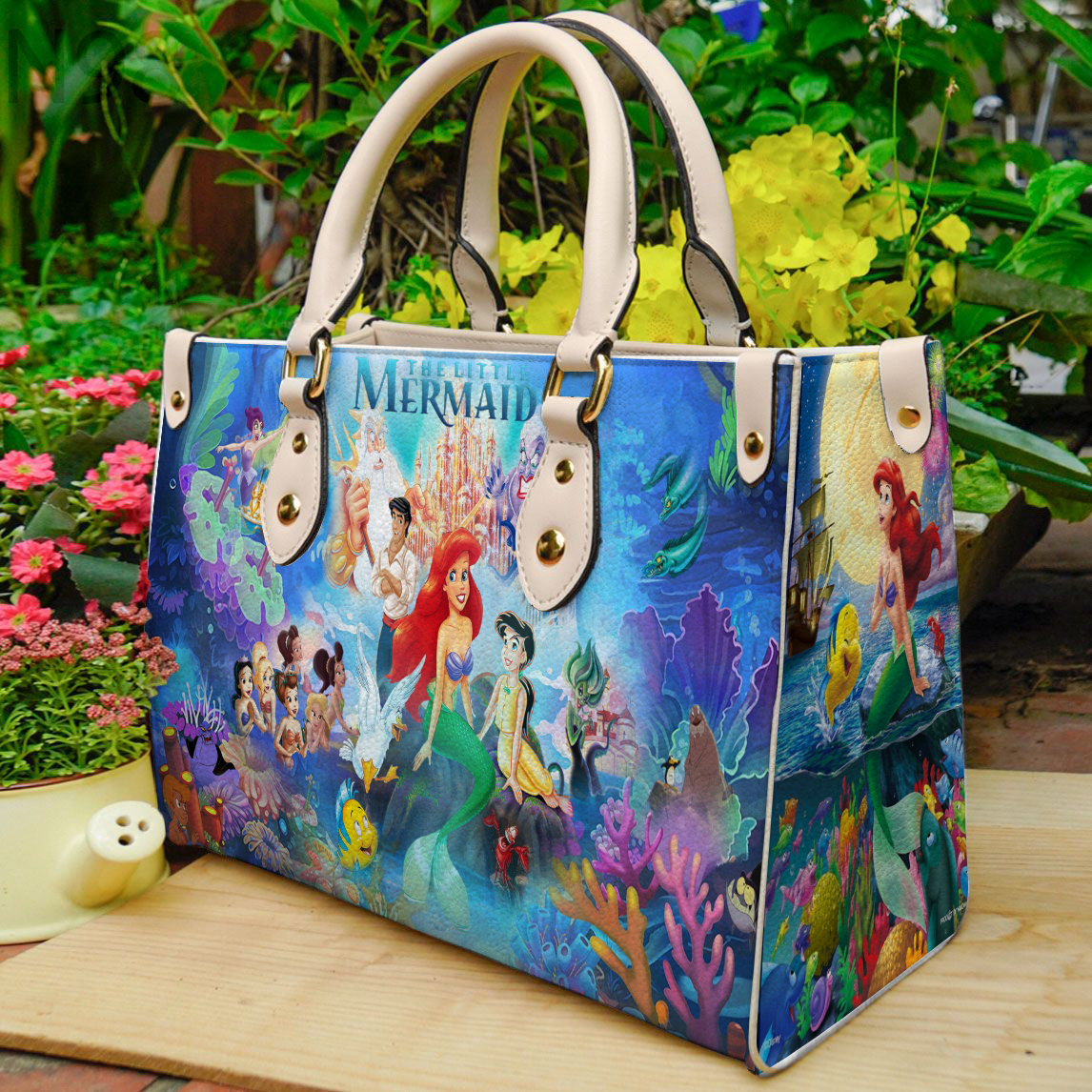 The Little Mermaid Women Leather Hand Bag