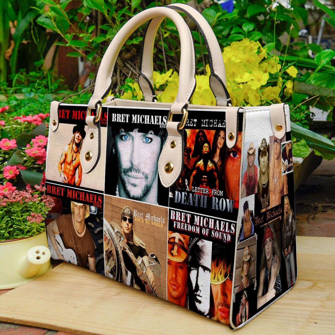 Bret Michaels Women Leather Hand Bag