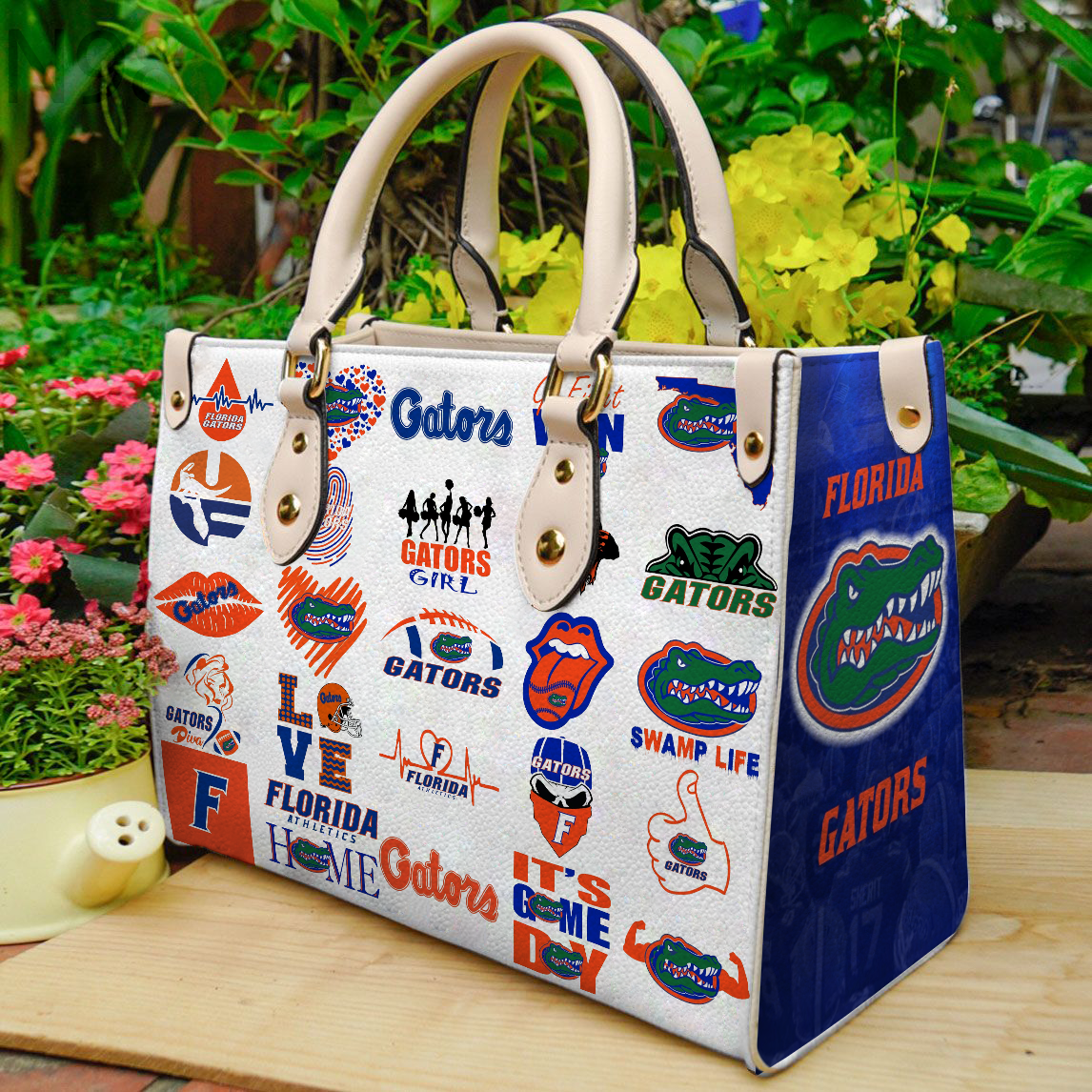 Florida Gators Women Leather Hand Bag