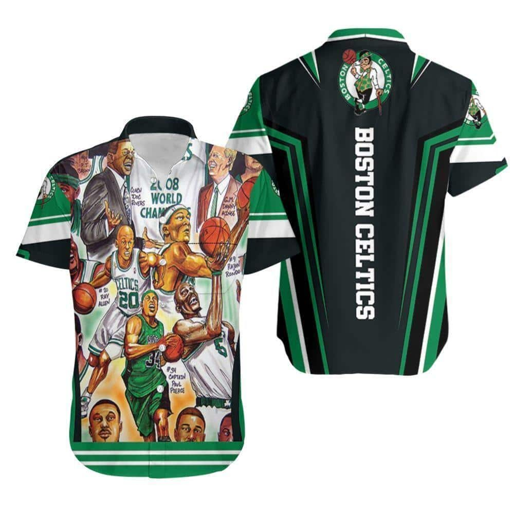 Boston Celtics Basketball Players Hawaiian Shirt VK