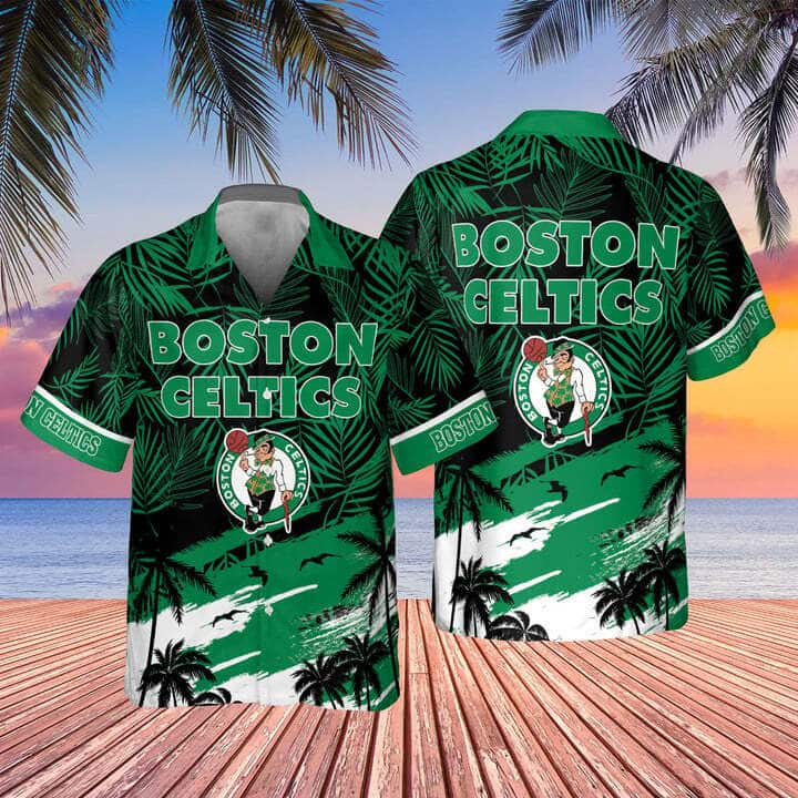 Boston Celtics Hawaiian Shirt XO