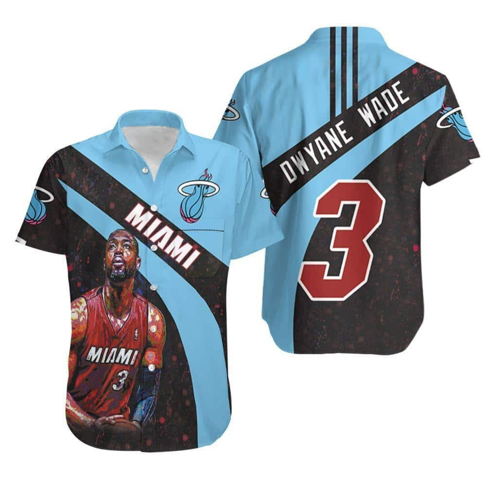 Dwyane Wade 3 Miami Heat Best Basketball Hawaiian Shirt KE