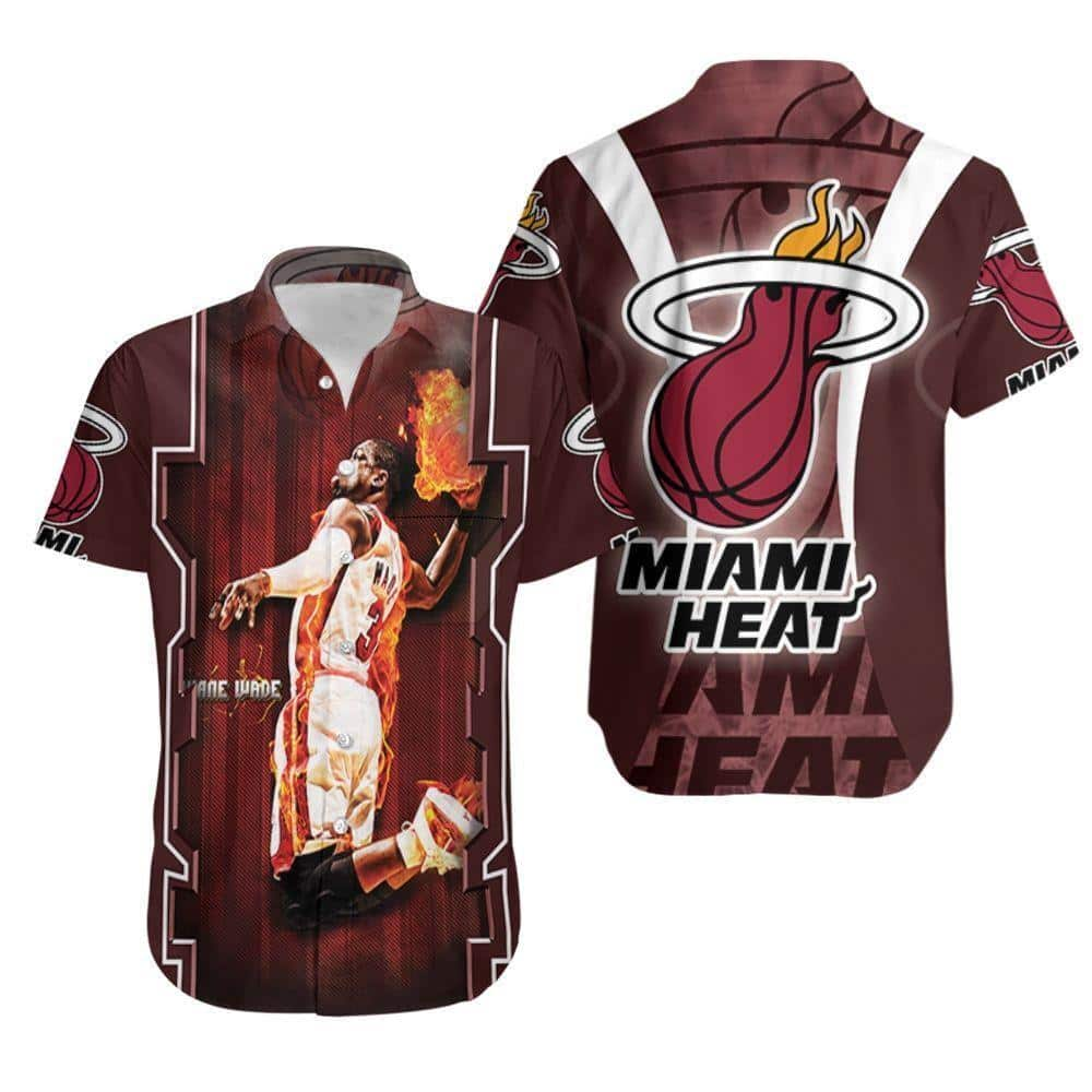 Dwyane Wade Miami Heat Hawaiian Shirt NK