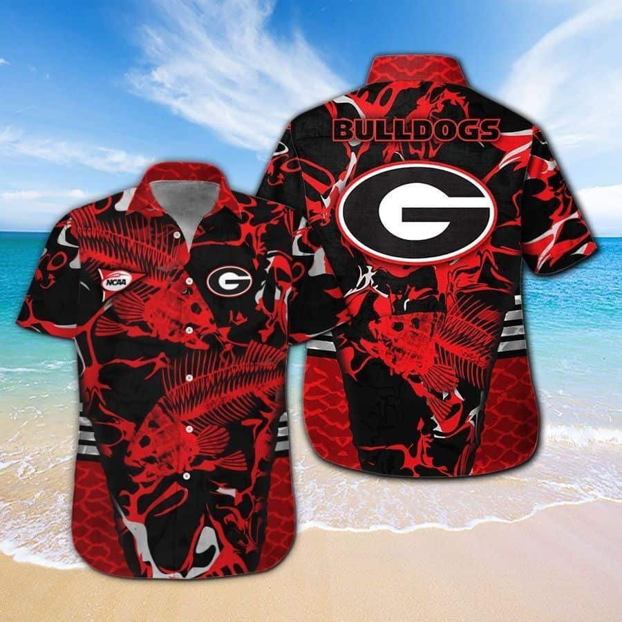 Georgia Bulldogs Uga Football Hawaiian Shirt KC