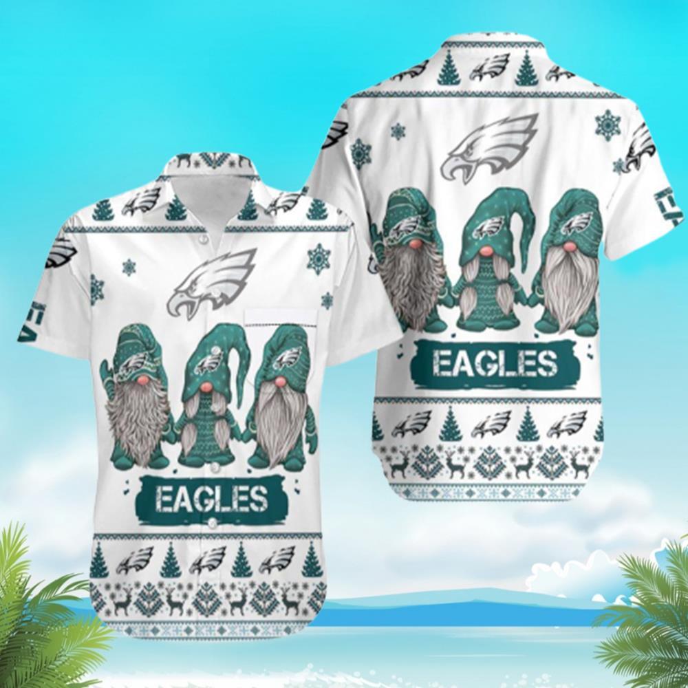 Gnome Christmas NFL Philadelphia Eagles Practical Hawaiian Shirt WT