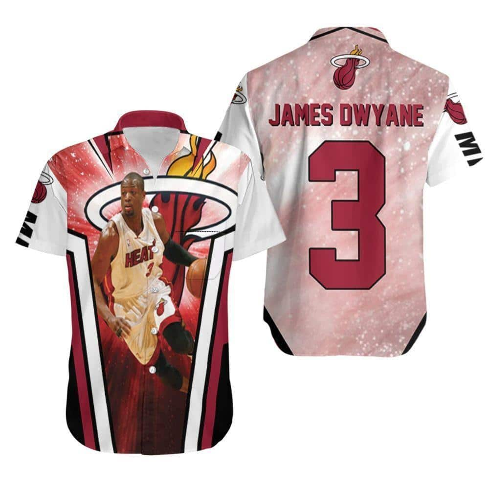 James Dwyane Wade Miami Heat Hawaiian Shirt LM