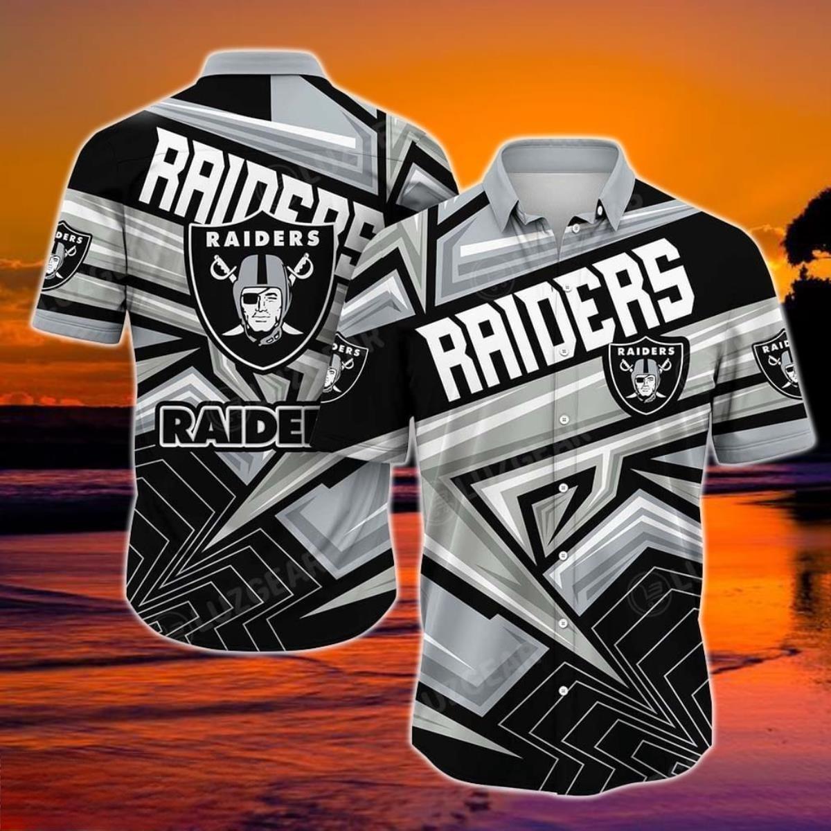 Las Vegas Raiders NFL Football Hawaiian Shirt OU