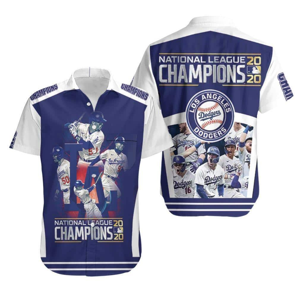 Los Angeles Dodgers National League Champions Baseball Hawaiian Shirt ET