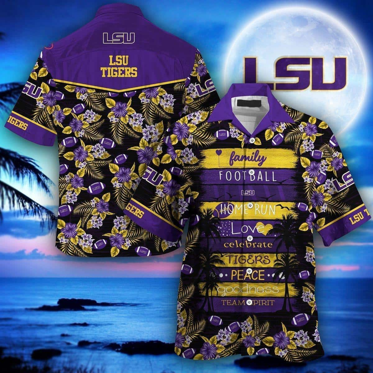 Lsu Tigers College Football Hawaiian Shirt PH